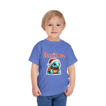 Load image into Gallery viewer, Repticon Toddler Short Sleeve Tee w/ Tortoise Santa
