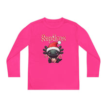 Load image into Gallery viewer, Repticon Youth Long Sleeve Competitor Tee w/ Axolotl Santa
