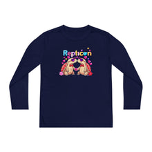 Load image into Gallery viewer, Repticon Youth Long Sleeve Competitor Tee w/ Valentine Tortoises
