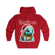 Load image into Gallery viewer, Repticon Unisex Full Zip Hoodie w/ Tortoise Santa
