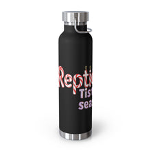 Load image into Gallery viewer, Repticon Copper Vacuum Insulated Bottle, 22oz w/ Lizard Santa
