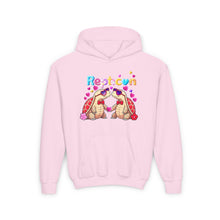 Load image into Gallery viewer, Repticon Youth Heavy Blend Hooded Sweatshirt w/ Valentine Tortoises
