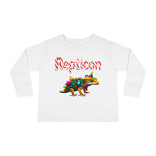 Load image into Gallery viewer, Repticon Toddler Long Sleeve Tee w/ Crested Gecko Christmas Tree
