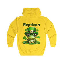 Load image into Gallery viewer, Repticon Unisex Full Zip Hoodie w/ Frog
