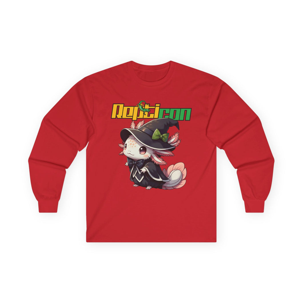Repticon Unisex Ultra Cotton Long Sleeve Tee w/ Axolotl Witch