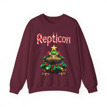Load image into Gallery viewer, Repticon Unisex Heavy Blend™ Crewneck Sweatshirt w/ Toad Christmas Tree
