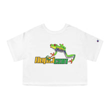 Load image into Gallery viewer, Repticon Champion Women&#39;s Heritage Cropped T-Shirt w/ Red Eyed Tree Frog
