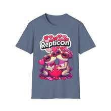 Load image into Gallery viewer, Repticon Unisex Softstyle T-Shirt w/ Valentine Toads
