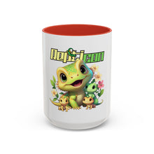Load image into Gallery viewer, Repticon Accent Coffee Mug w/ Lizards
