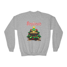 Load image into Gallery viewer, Repticon Youth Crewneck Sweatshirt w/ Toad Christmas Tree
