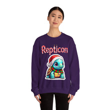 Load image into Gallery viewer, Repticon Unisex Heavy Blend™ Crewneck Sweatshirt w/ Tortoise Santa
