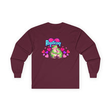 Load image into Gallery viewer, Repticon Unisex Ultra Cotton Long Sleeve Tee w/ Valentine Frogs
