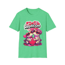 Load image into Gallery viewer, Repticon Unisex Softstyle T-Shirt w/ Valentine Toads
