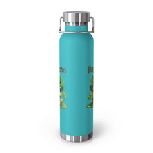 Load image into Gallery viewer, Repticon Copper Vacuum Insulated Bottle, 22oz w/ Frog
