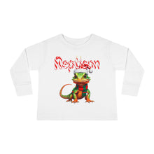 Load image into Gallery viewer, Repticon Toddler Long Sleeve Tee w/ Lizard Santa
