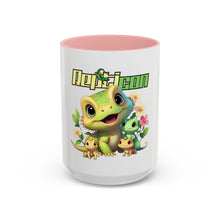 Load image into Gallery viewer, Repticon Accent Coffee Mug w/ Lizards
