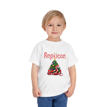 Load image into Gallery viewer, Repticon Toddler Short Sleeve Tee w/ Candy Cane Christmas Tree
