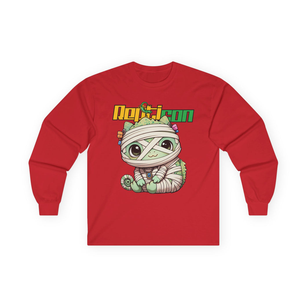 Repticon Unisex Ultra Cotton Long Sleeve Tee w/ Chameleon Mummy