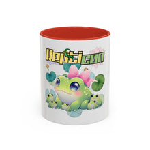 Load image into Gallery viewer, Repticon Accent Coffee Mug w/ Frogs
