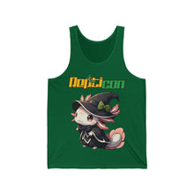 Load image into Gallery viewer, Repticon Unisex Jersey Tank w/ Axolotl Witch
