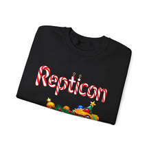 Load image into Gallery viewer, Repticon Unisex Heavy Blend™ Crewneck Sweatshirt w/ Crested Gecko Santa
