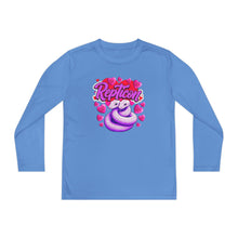 Load image into Gallery viewer, Repticon Youth Long Sleeve Competitor Tee w/ Valentine Snakes
