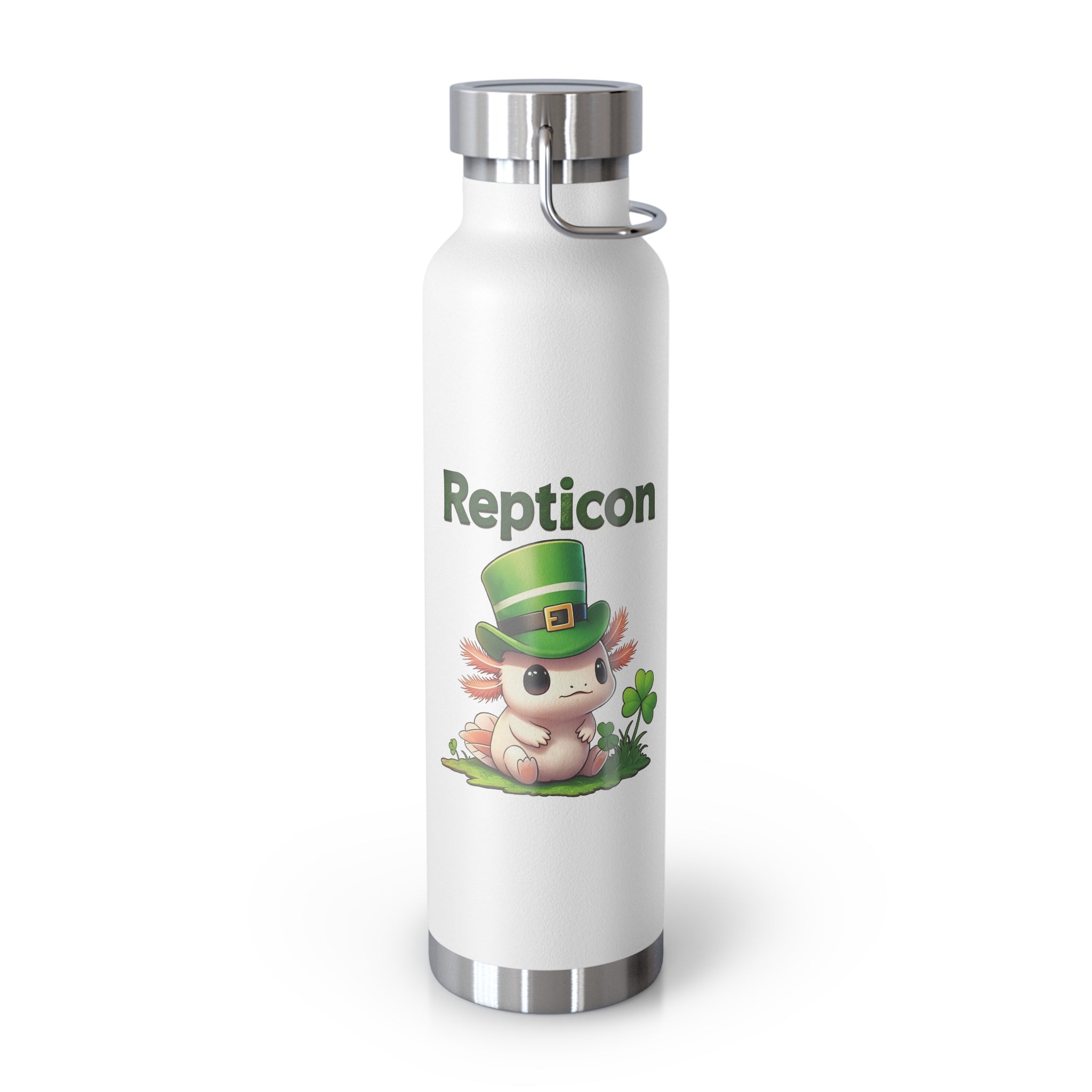 Repticon Copper Vacuum Insulated Bottle, 22oz w/ Axolotl – Repticon Market