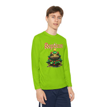 Load image into Gallery viewer, Repticon Youth Long Sleeve Competitor Tee w/ Toad Christmas Tree
