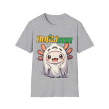 Load image into Gallery viewer, Repticon Unisex Softstyle T-Shirt w/ Axolotl Ghost
