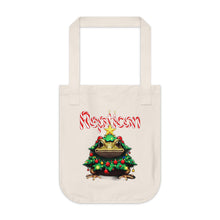Load image into Gallery viewer, Repticon Organic Canvas Tote Bag w/ Toad Christmas Tree
