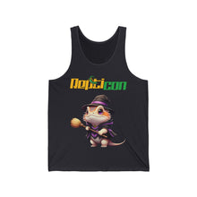 Load image into Gallery viewer, Repticon Unisex Jersey Tank w/ Bearded Dragon Witch
