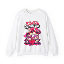 Load image into Gallery viewer, Repticon Unisex Heavy Blend™ Crewneck Sweatshirt w/ Valentine Toads
