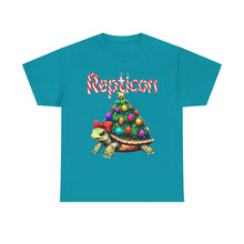 Load image into Gallery viewer, Repticon Unisex Heavy Cotton Tee w/ Tortoise Christmas Tree
