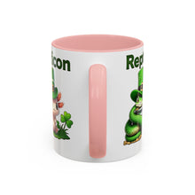 Load image into Gallery viewer, Repticon Accent Coffee Mug w/ St. Patrick&#39;s Day
