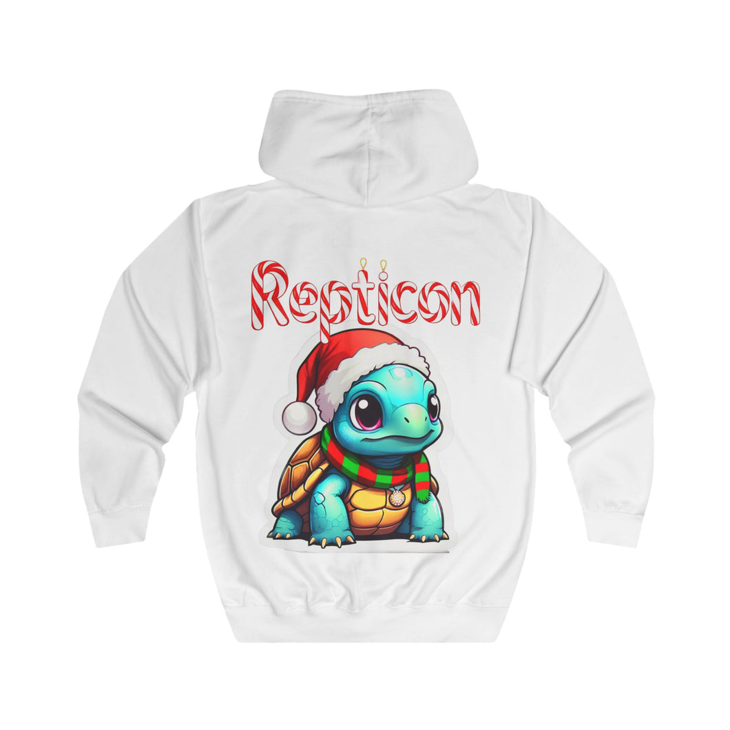 Repticon Unisex Full Zip Hoodie w/ Tortoise Santa
