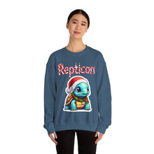Load image into Gallery viewer, Repticon Unisex Heavy Blend™ Crewneck Sweatshirt w/ Tortoise Santa
