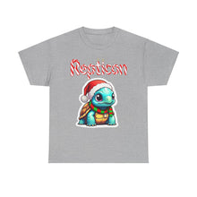 Load image into Gallery viewer, Repticon Unisex Heavy Cotton Tee w/ Tortoise Santa
