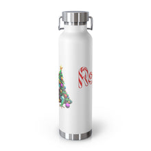 Load image into Gallery viewer, Repticon Copper Vacuum Insulated Bottle, 22oz w/ Gecko Christmas Tree
