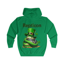 Load image into Gallery viewer, Repticon Unisex Full Zip Hoodie w/ Snake
