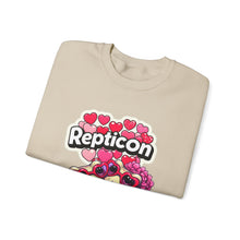 Load image into Gallery viewer, Repticon Unisex Heavy Blend™ Crewneck Sweatshirt w/ Valentine Toads
