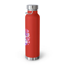 Load image into Gallery viewer, Repticon Copper Vacuum Insulated Bottle, 22oz w/ Valentine Snakes
