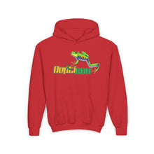 Load image into Gallery viewer, Repticon Youth Heavy Blend Hooded Sweatshirt w/ Red Eyed Tree Frog
