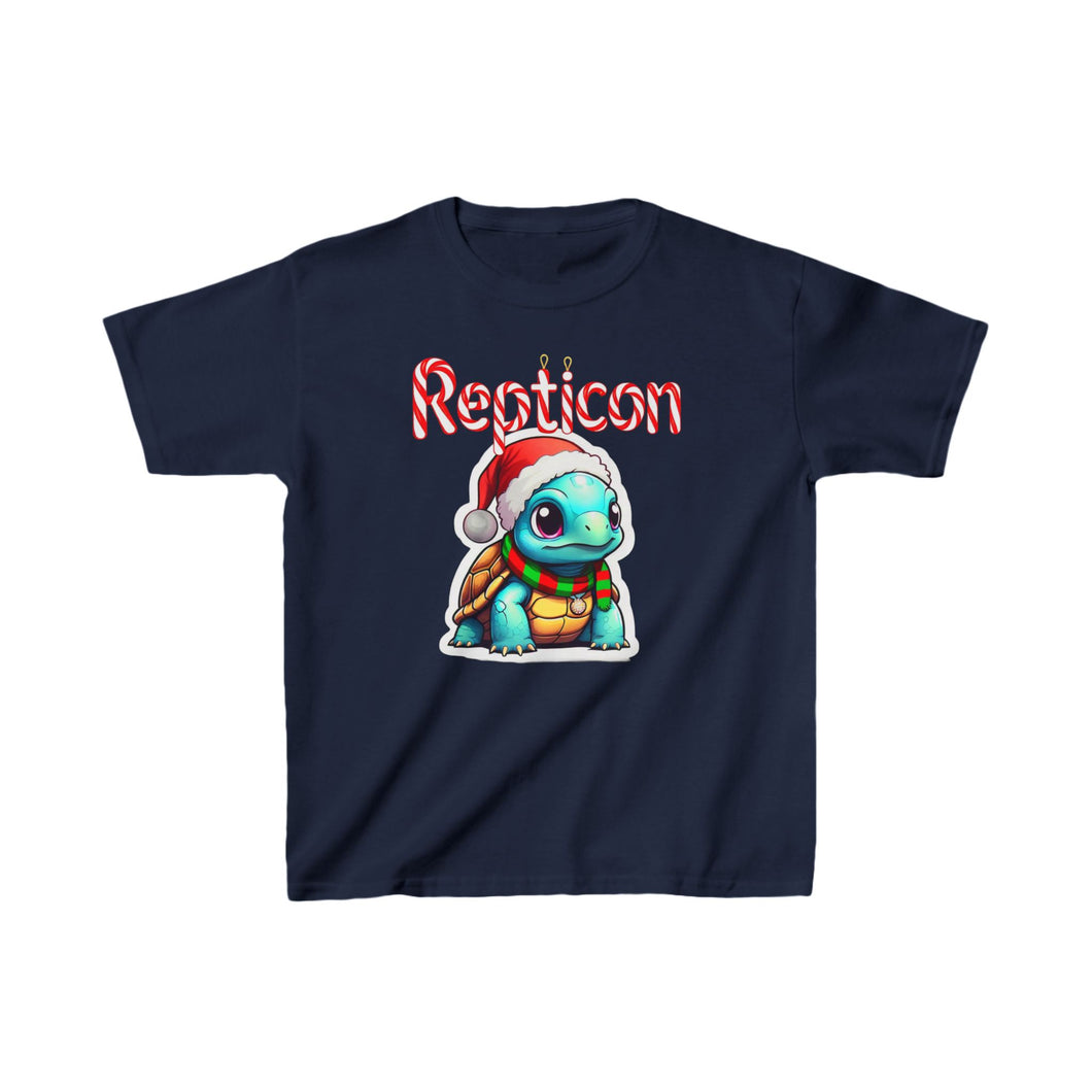 Repticon Kids Heavy Cotton™ Tee w/ Tortoise Santa