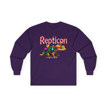 Load image into Gallery viewer, Repticon Unisex Ultra Cotton Long Sleeve Tee w/ Crested Gecko Christmas Tree
