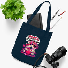 Load image into Gallery viewer, Repticon Organic Canvas Tote Bag w/ Valentine Toads
