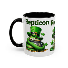 Load image into Gallery viewer, Repticon Accent Coffee Mug w/ St. Patrick&#39;s Day

