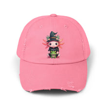 Load image into Gallery viewer, Repticon Unisex Distressed Cap w/ Axolotl
