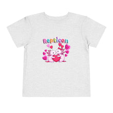 Load image into Gallery viewer, Repticon Toddler Short Sleeve Tee w/ Valentine Axolotls
