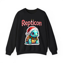 Load image into Gallery viewer, Repticon Unisex Heavy Blend™ Crewneck Sweatshirt w/ Tortoise Santa
