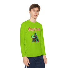 Load image into Gallery viewer, Repticon Youth Long Sleeve Competitor Tee w/ Gecko Christmas Tree
